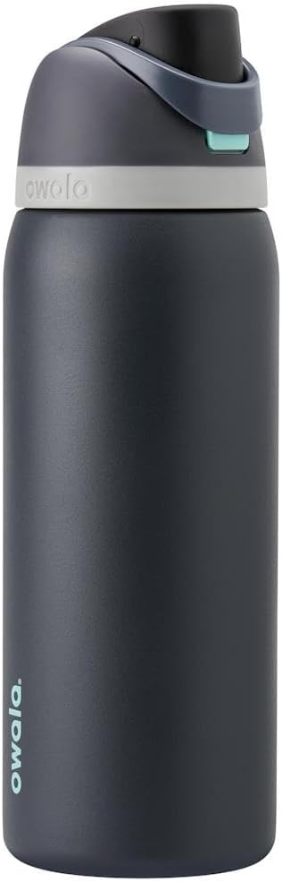 Owala FreeSip Insulated Stainless Steel Water Bottle with Straw for Sports, Travel, and School BPA-Free Sports Water Bottle, 24 oz, Dreamy Field