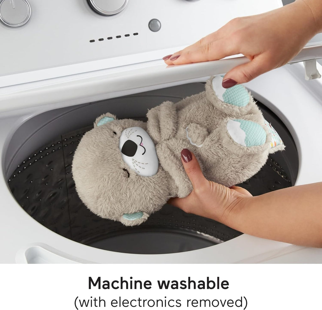 Fisher-Price Soothe 'N Snuggle Otter | Newborn Baby Toys & New Baby Gifts | Plush Soft Toys for Babies with Light and Sound Machine | Baby Girl and Baby Boy Gifts | Newborn Essentials, FXC66