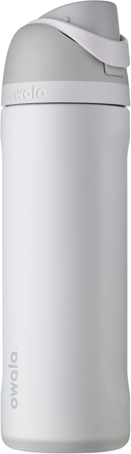 Owala FreeSip Insulated Stainless Steel Water Bottle with Straw for Sports, Travel, and School BPA-Free Sports Water Bottle, 24 oz, Dreamy Field